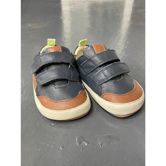 NEW TIP TOEY JOEY landy shoes in navy/ burning wood - Picture 1 of 1